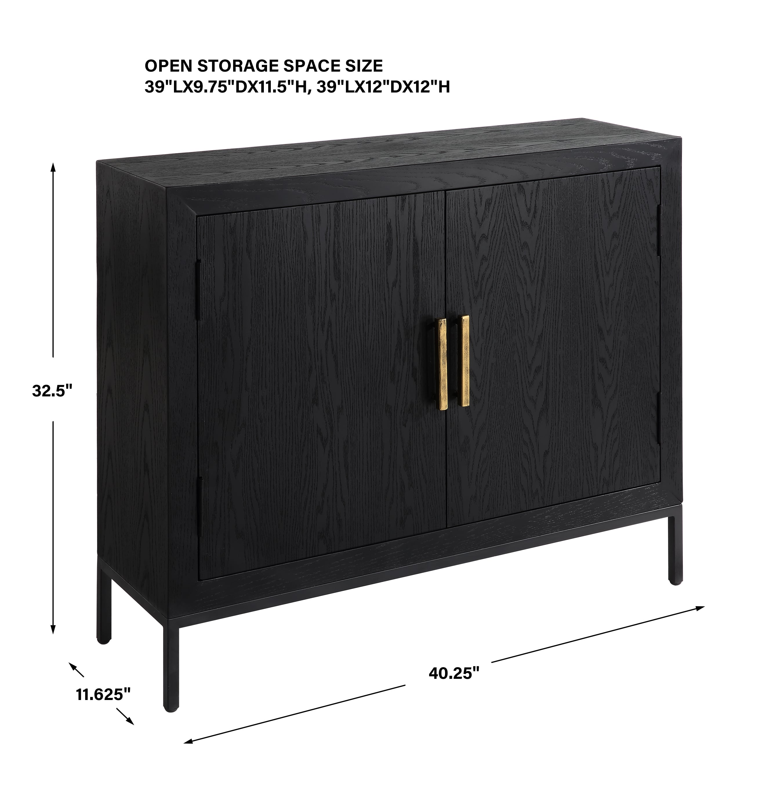 Uttermost Front Range 2-Door Accent Cabinet