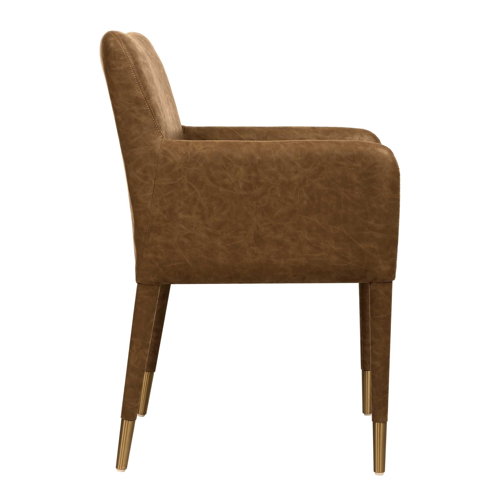 Uttermost Conifer Conifer Camel Dining Armchair