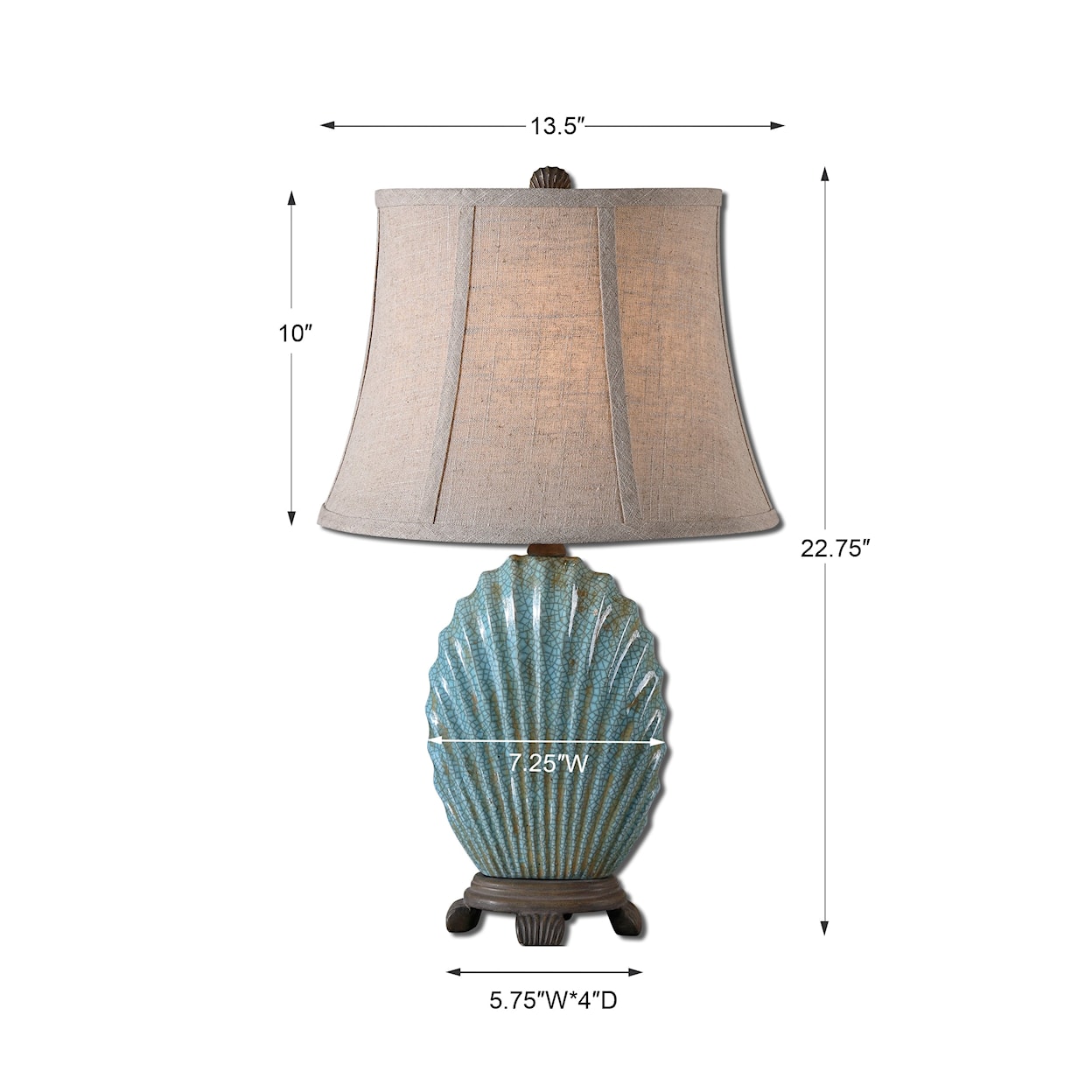 Uttermost Accent Lamps Seashell