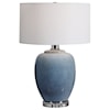 Uttermost Table Lamps Blue Waters Ceramic Table Lamp