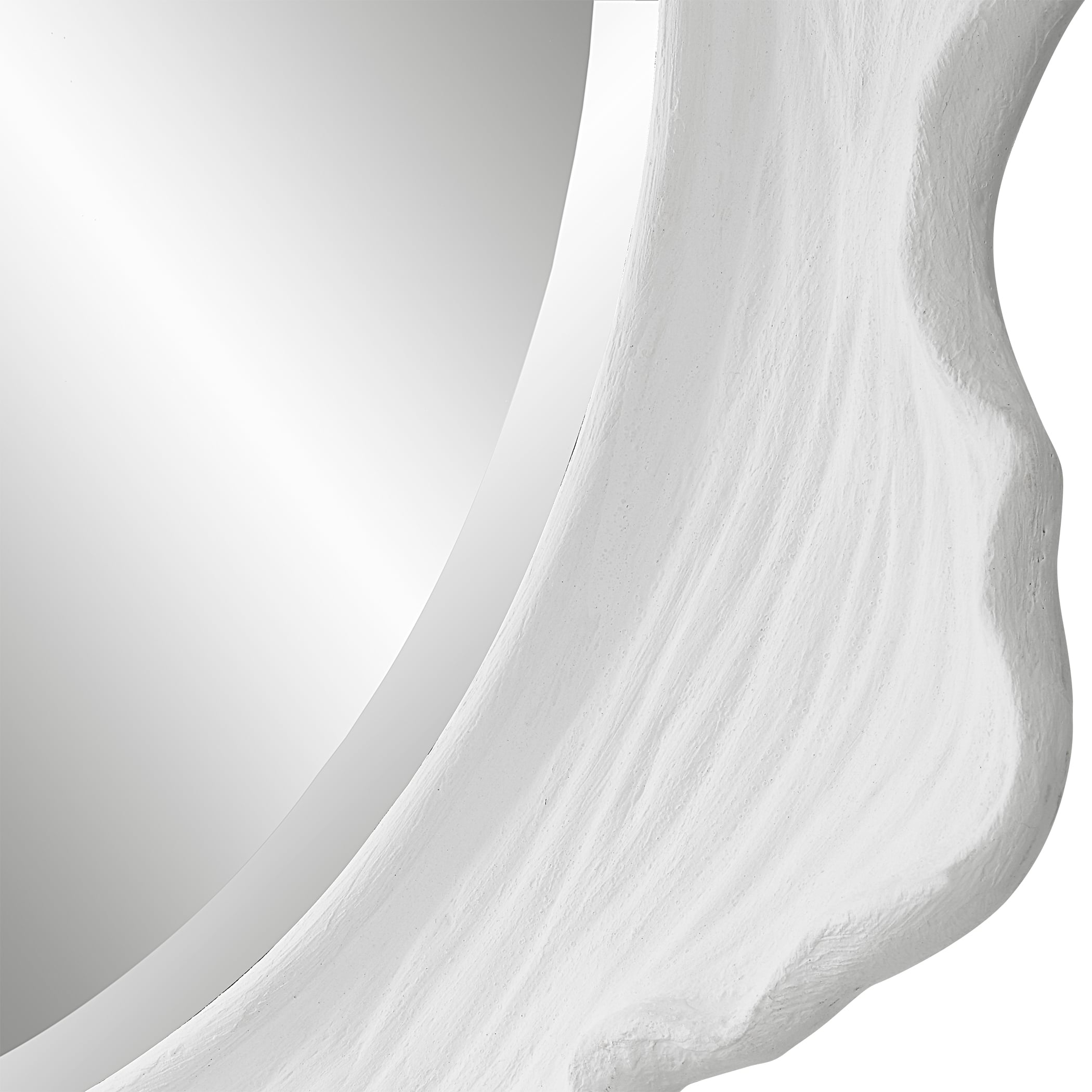 Uttermost Sea Coral Sea Coral White Round Mirror