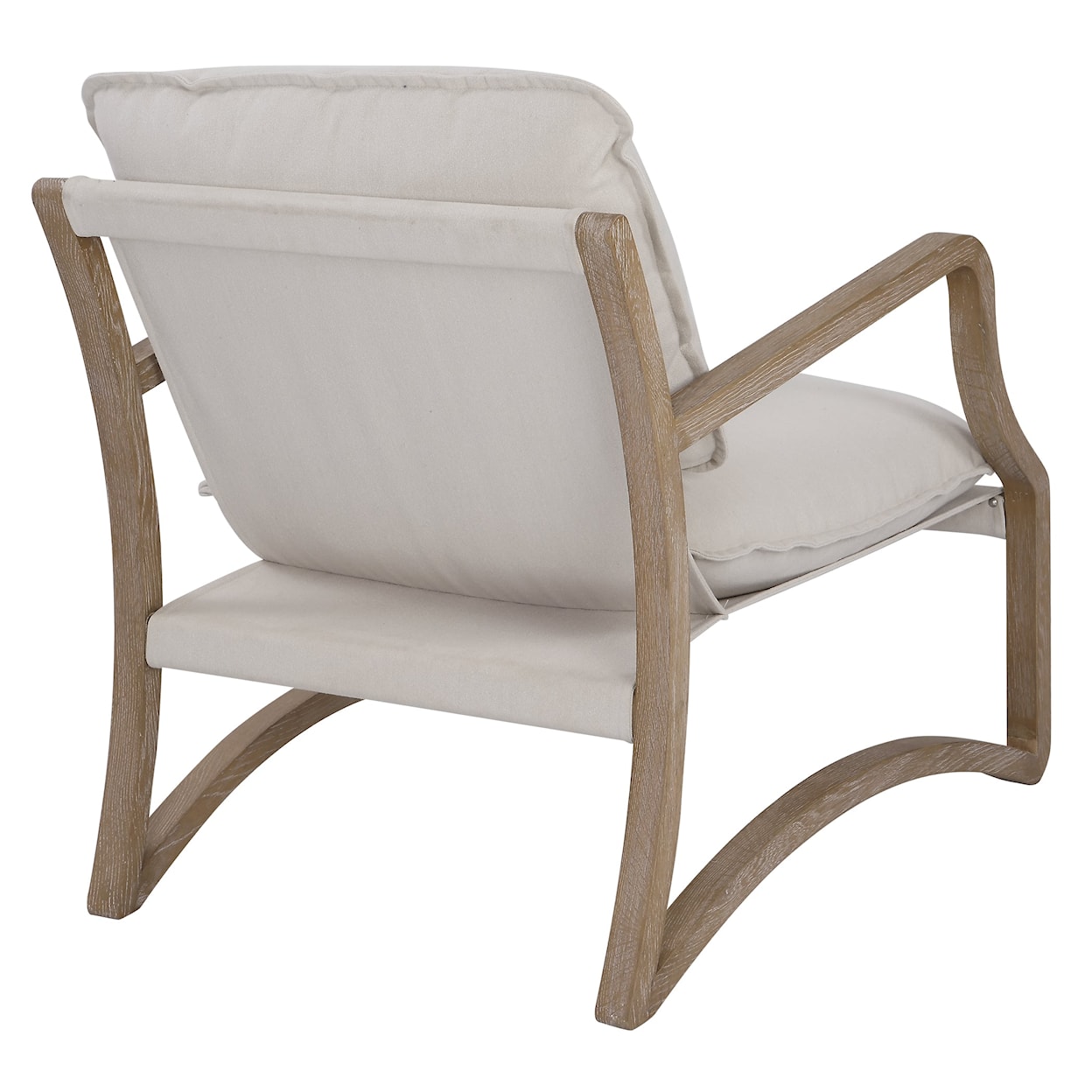 Uttermost Melora Melora Solid Oak Accent Chair
