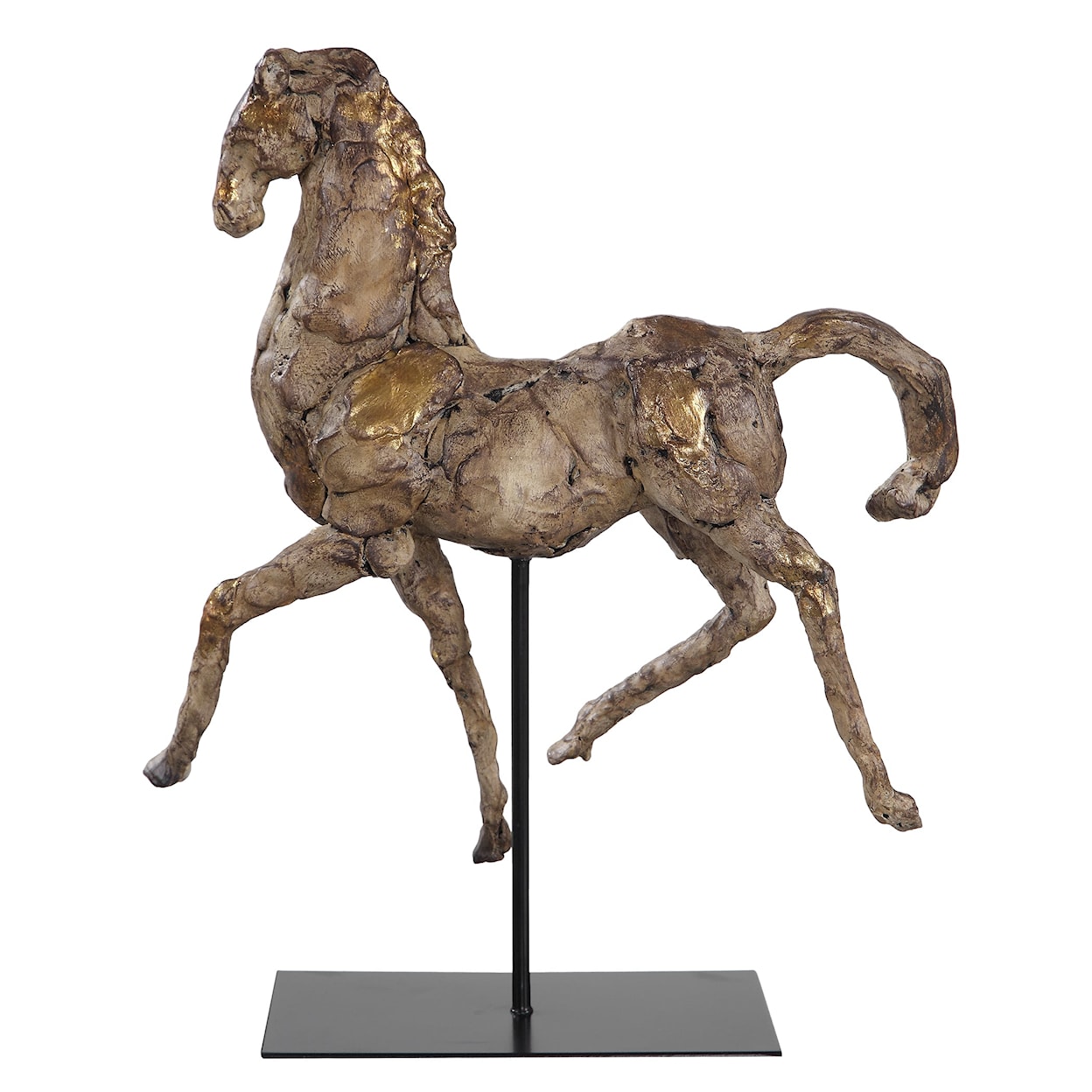 Uttermost Accessories - Statues and Figurines Caballo Dorado Horse Sculpture