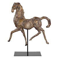 Caballo Dorado Horse Sculpture