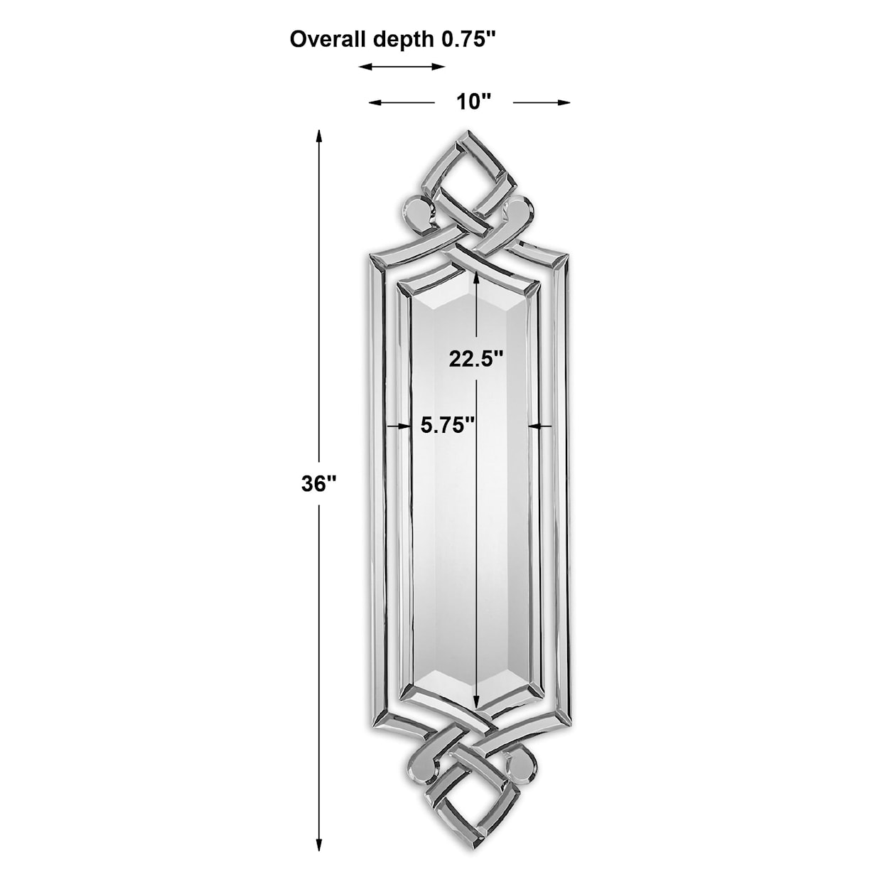 Uttermost Mirrors Ginosa Mirror