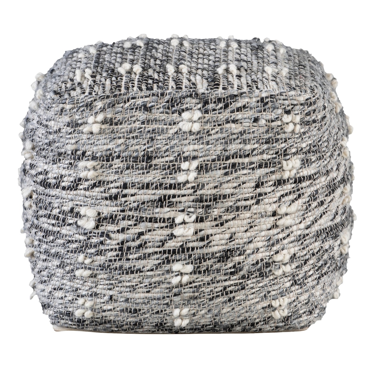 Uttermost Narol Narol Gray Pouf