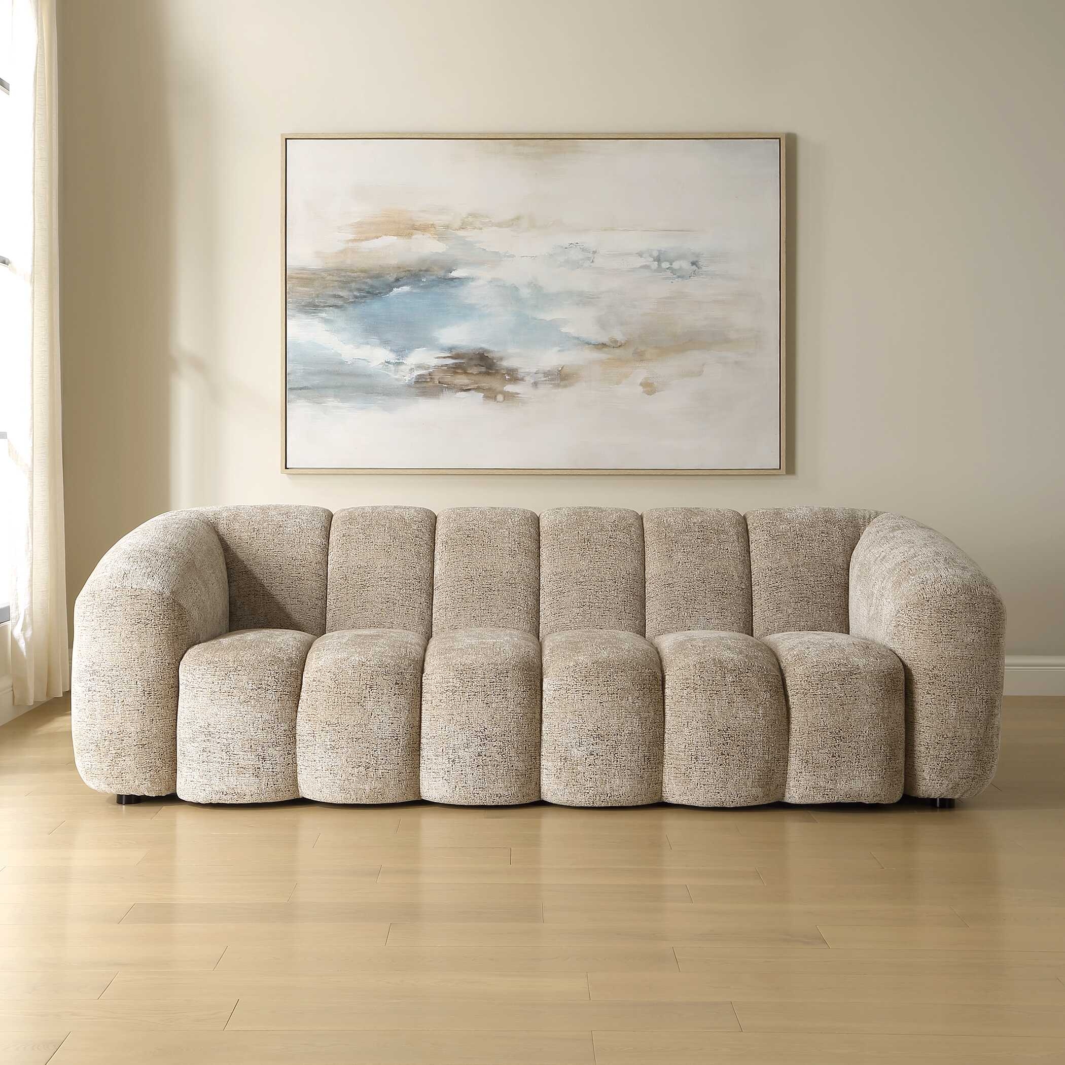 Uttermost Modella Modella Upholstered Chenille Sofa