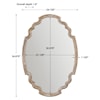 Uttermost Mirrors - Oval Ludovica Aged Wood Mirror