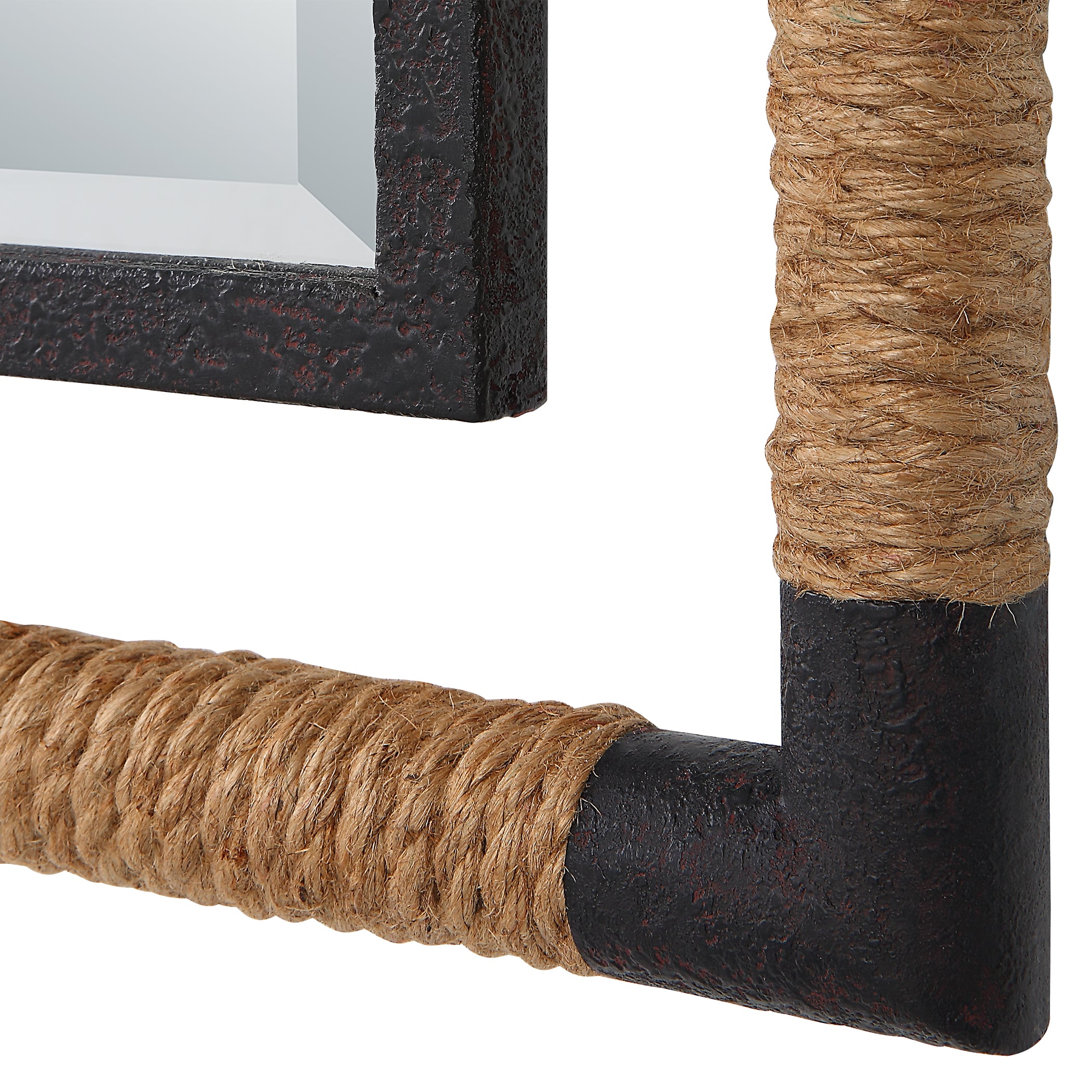 Melville Iron &amp; Rope Tall Mirror