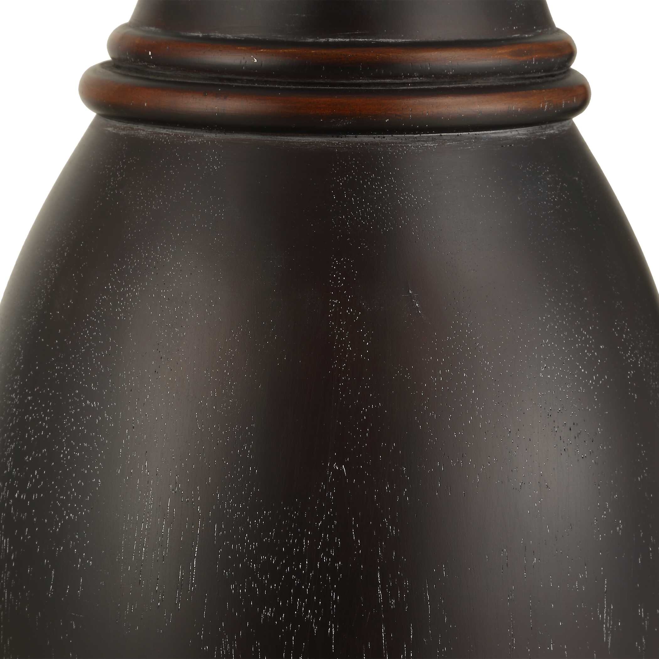 Uttermost Pravin Pravin Dark Wood Floor Lamp