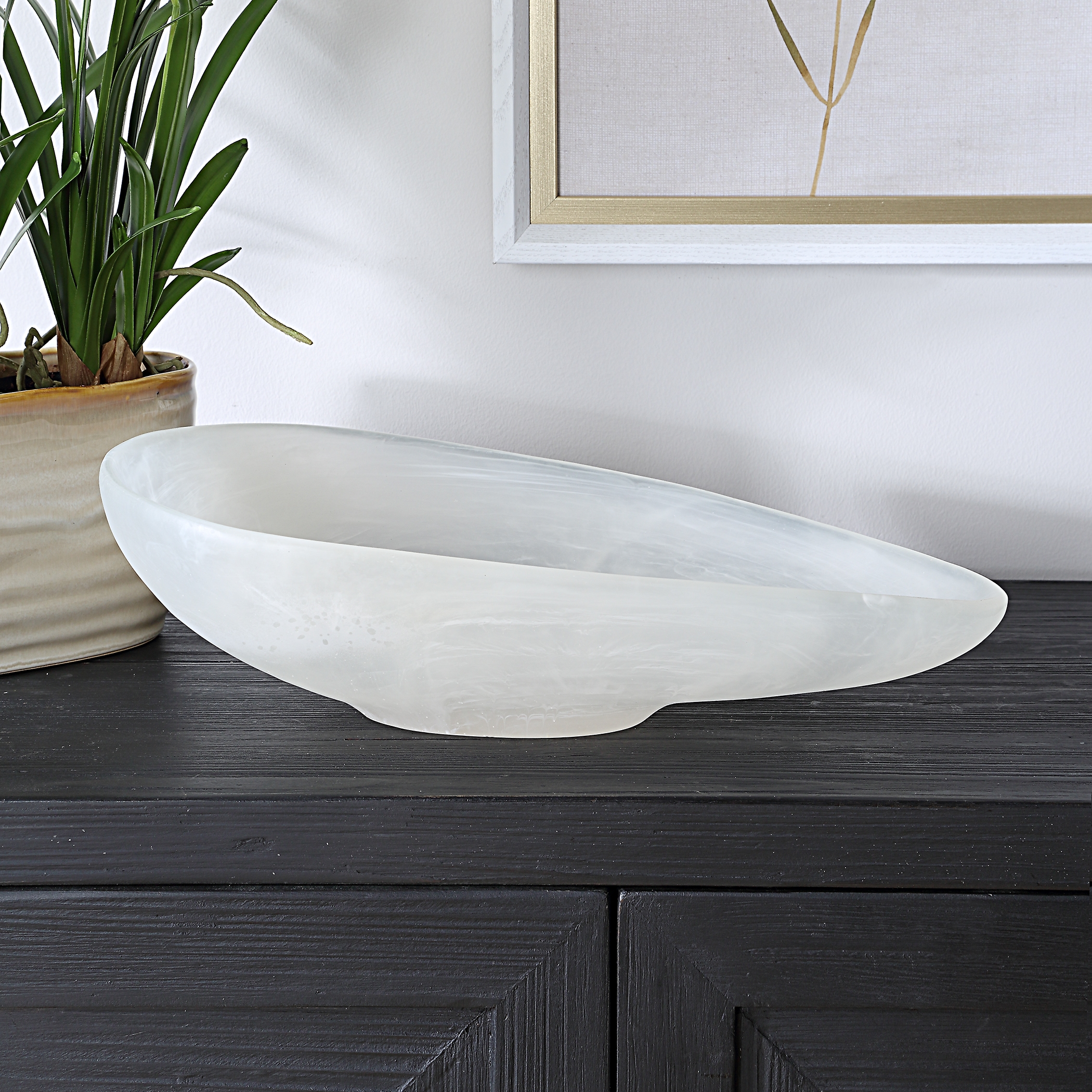 Uttermost Marchena Marchena White Bowl