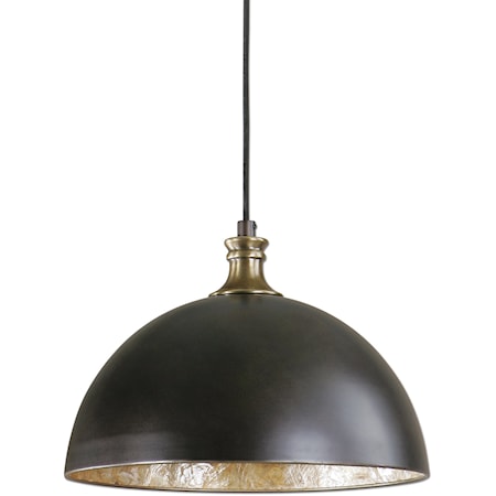 Uttermost Placuna 1 Light Bronze Pendant