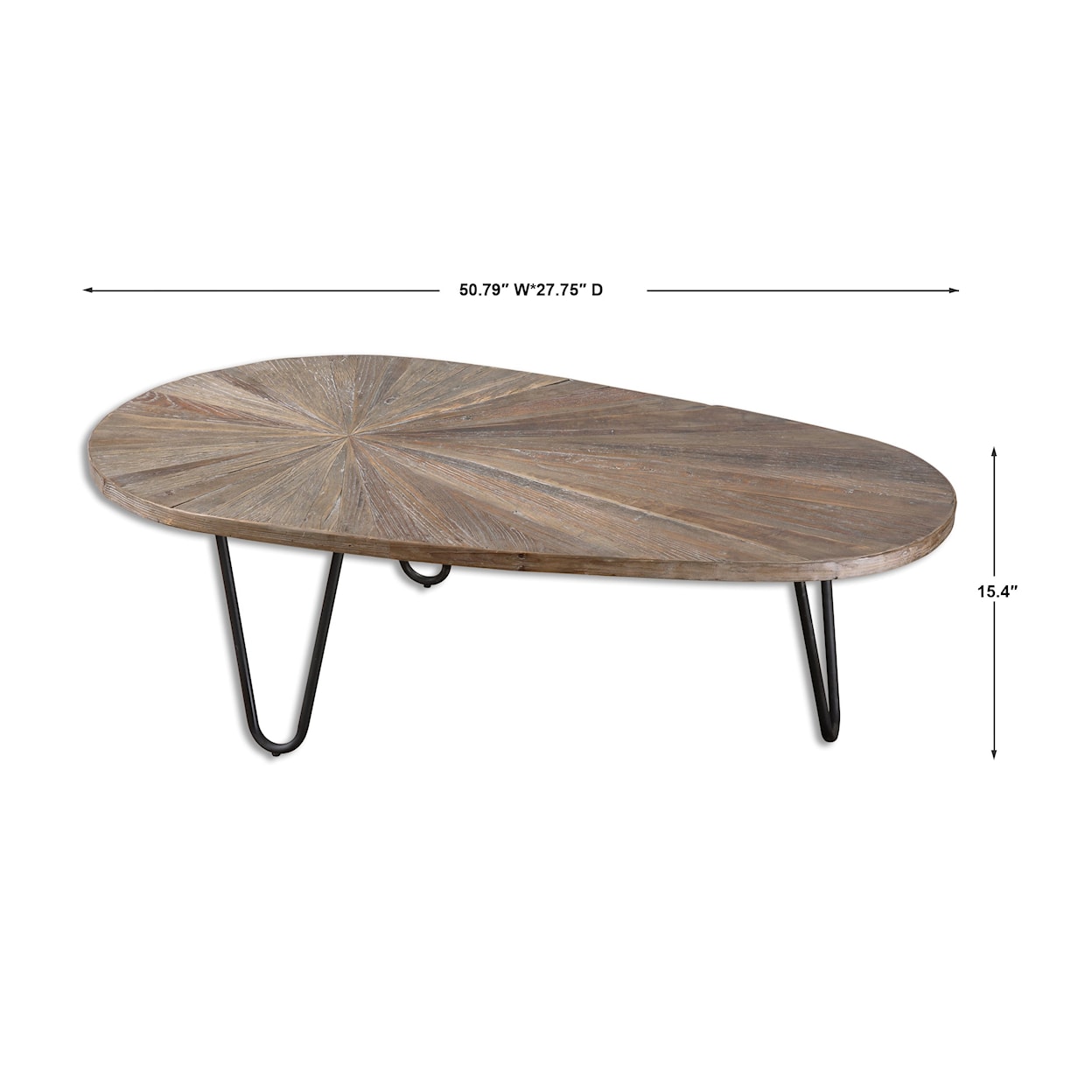 Uttermost Accent Furniture - Occasional Tables Leveni Wooden Coffee Table