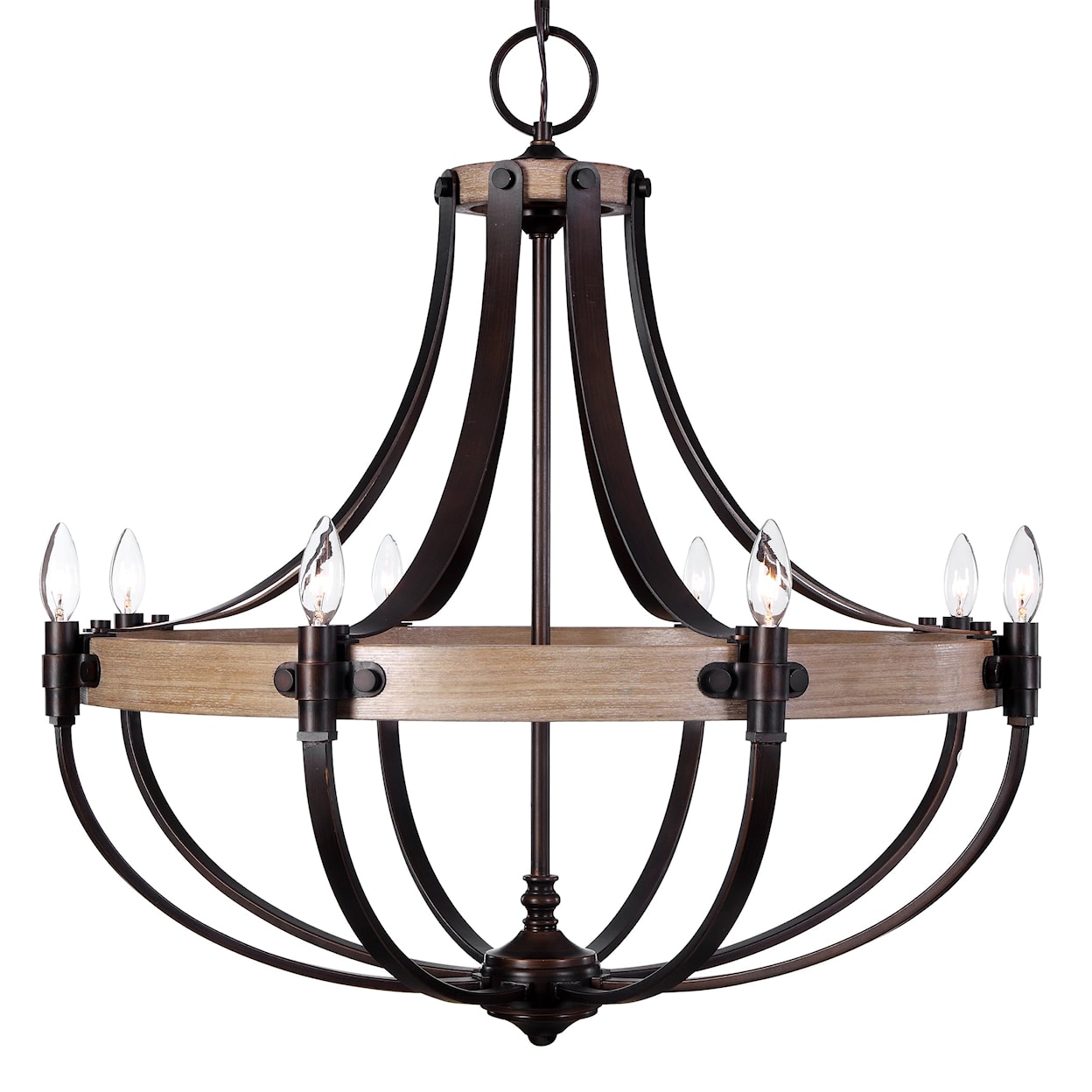 Uttermost Lighting Fixtures - Chandeliers Dubois 8 Light Chandelier