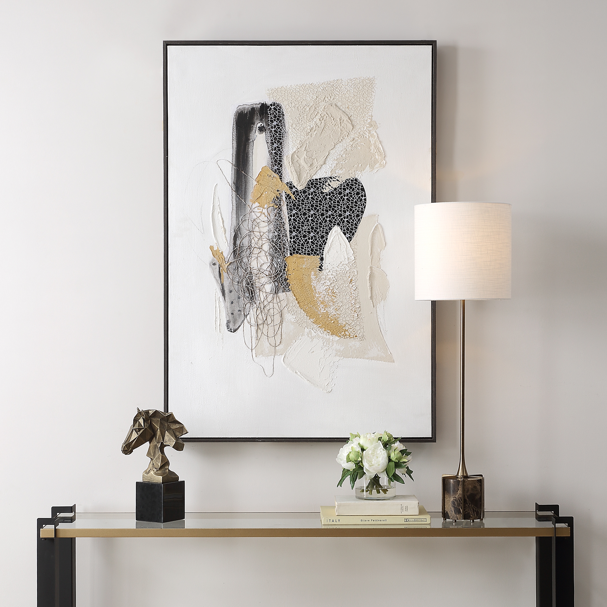 Uttermost Scatter Scatter Abstract Hand Painted Canvas Art