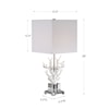 Uttermost Table Lamps Corallo White Coral Table Lamp