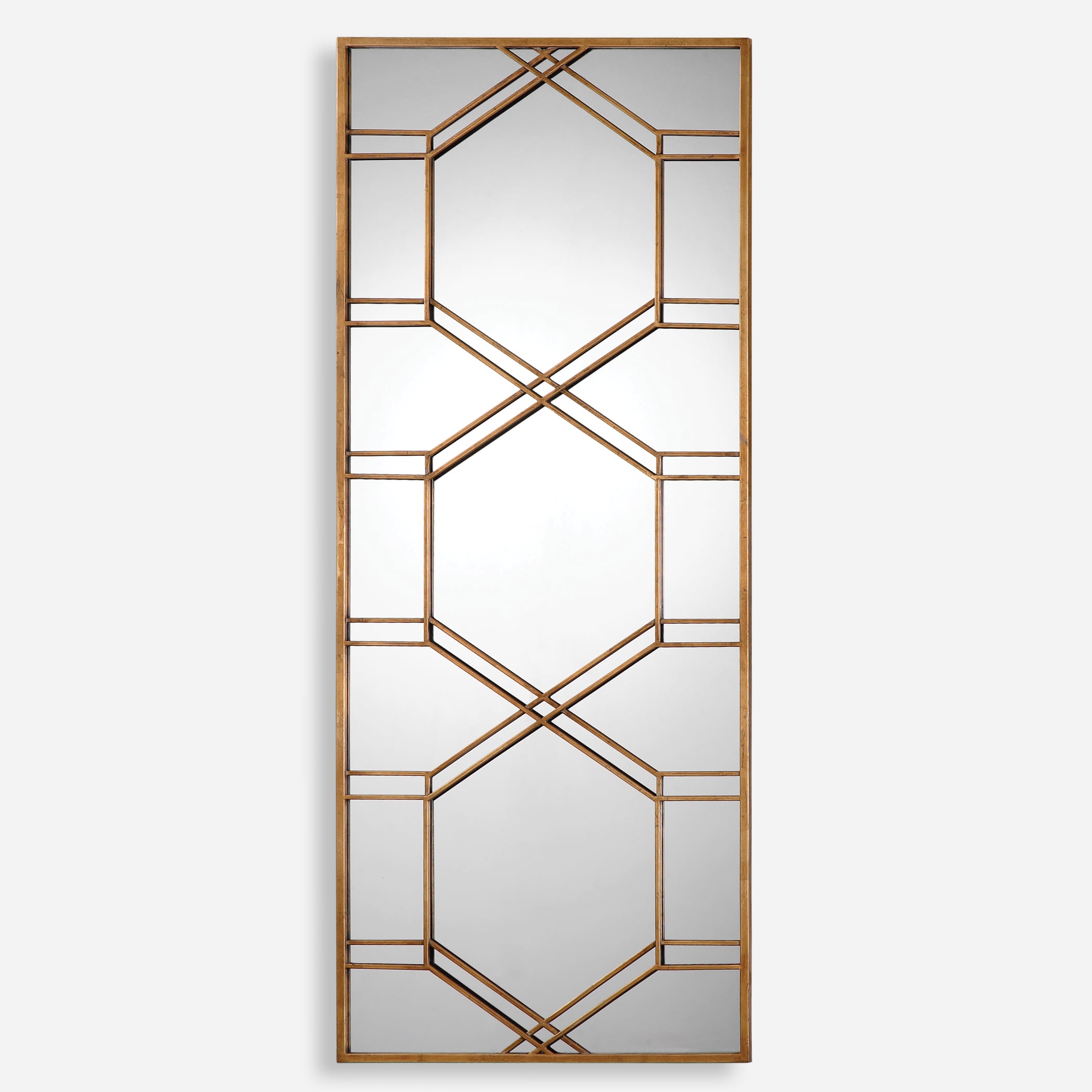 Kennis Gold Leaf Leaner Mirror