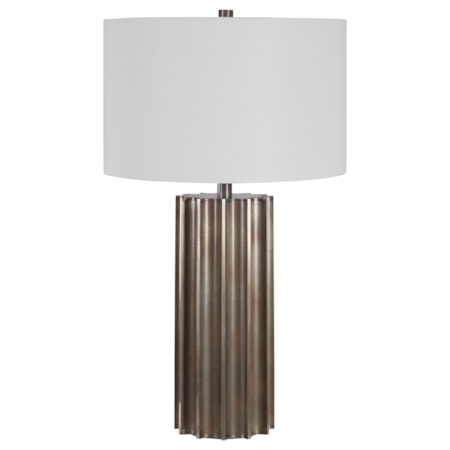 Khalio Gun Metal Table Lamp