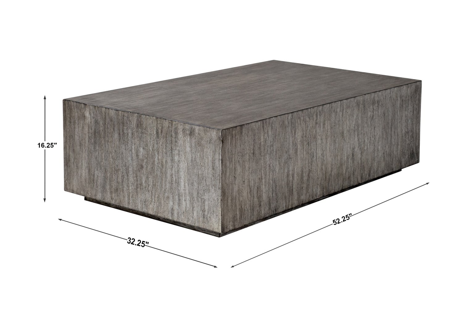 Uttermost Accent Furniture - Occasional Tables Kareem Modern Gray Coffee Table
