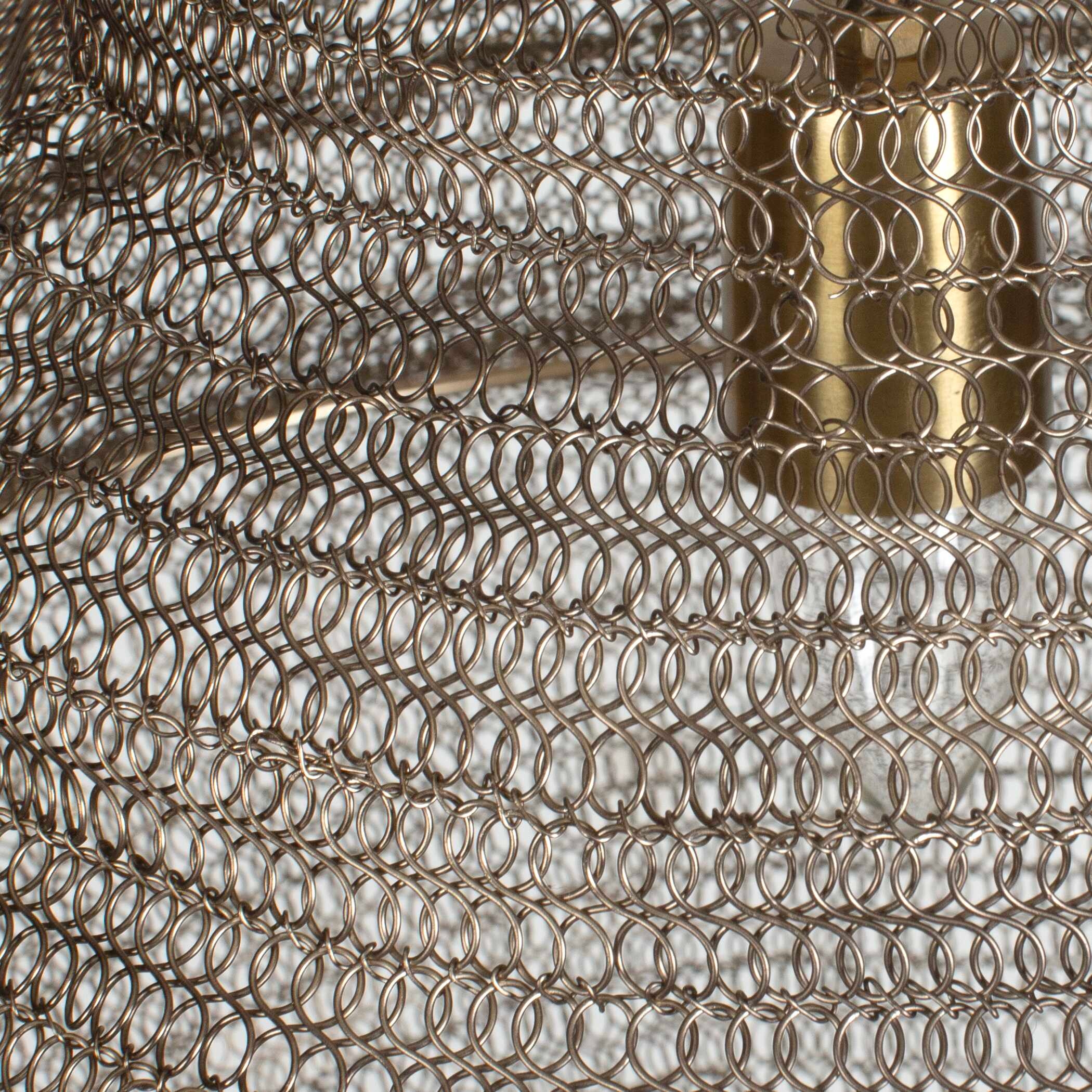 Uttermost Sigh Sigh Woven Brass 1 Light Pendant