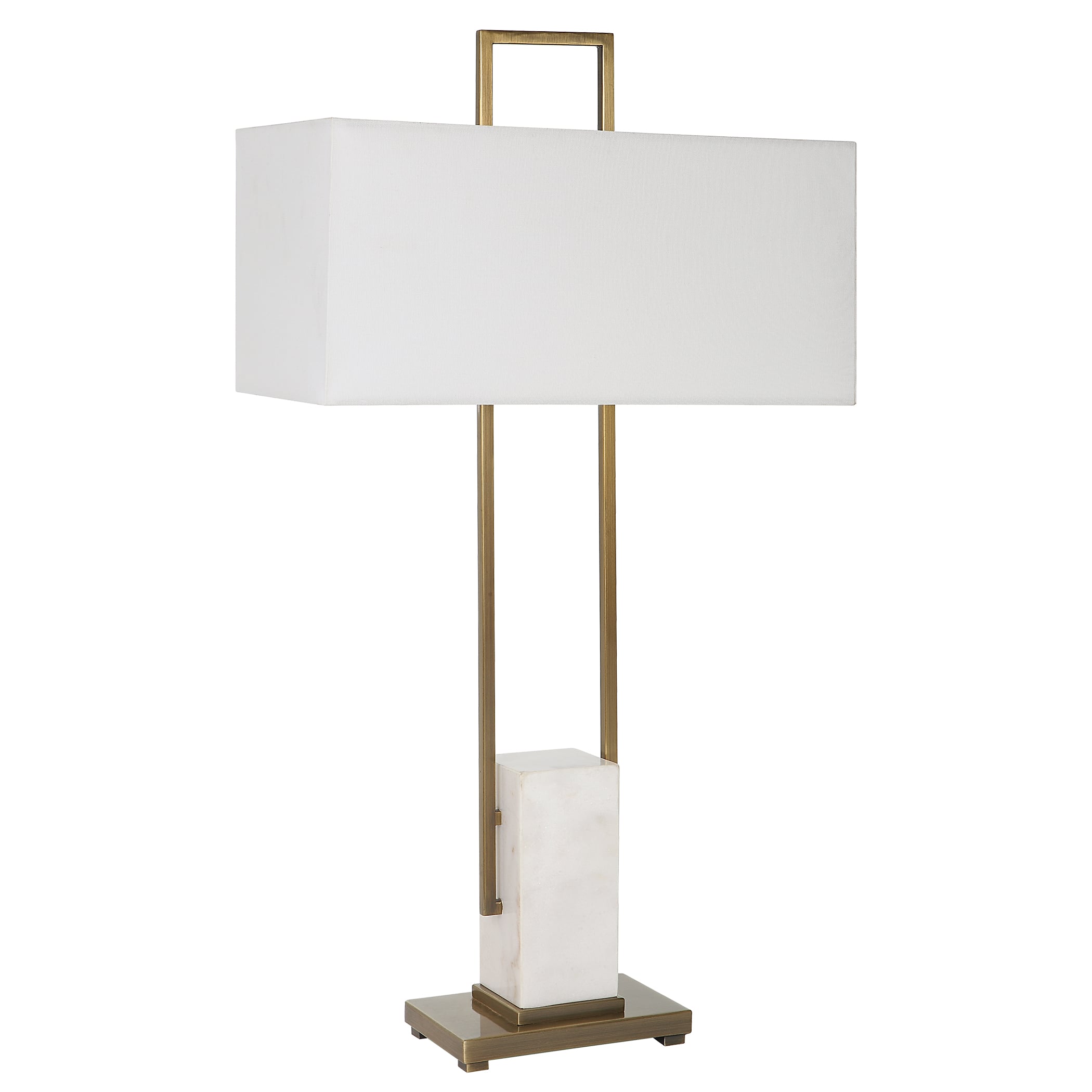 White Marble Table Lamp
