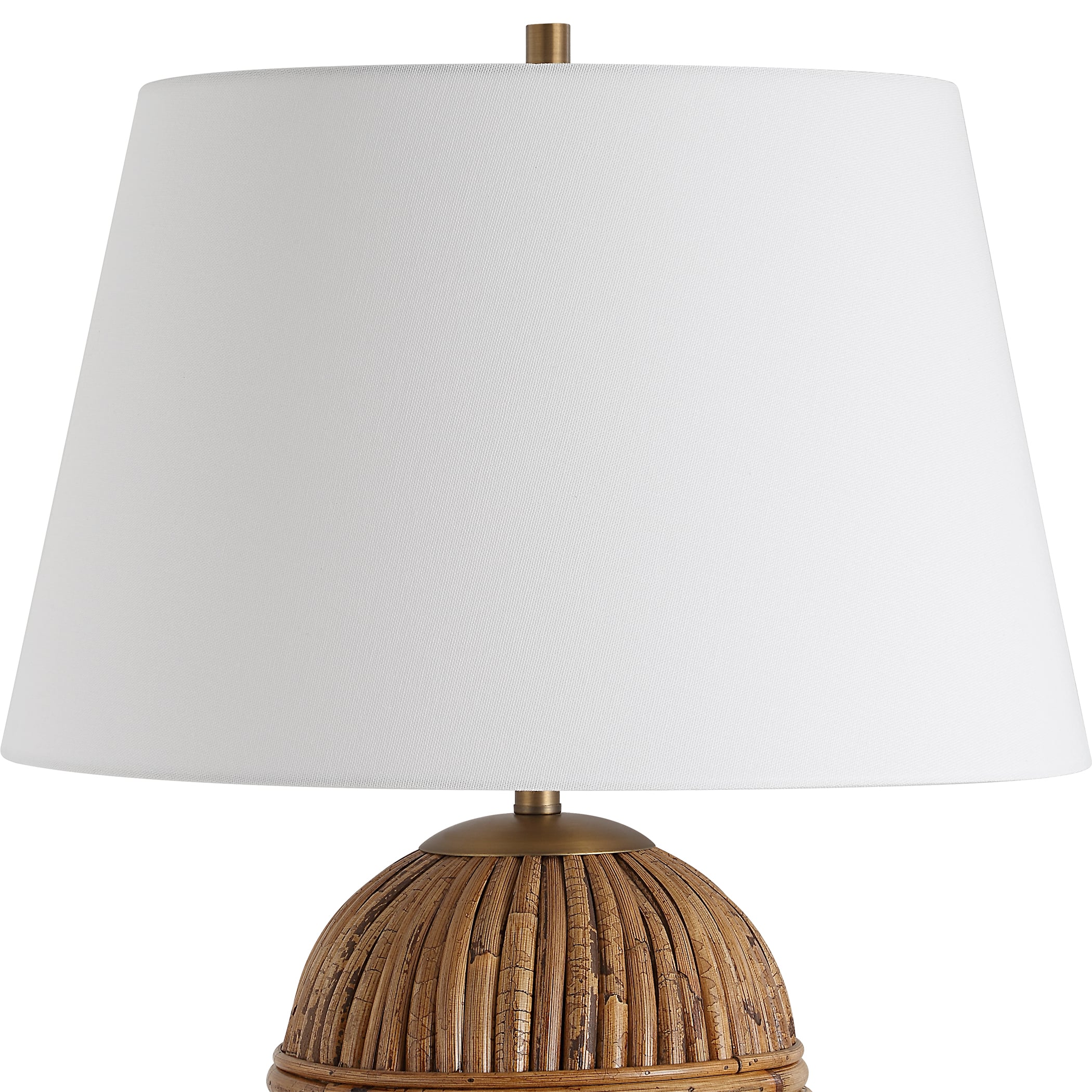 Reed Honey Rattan Table Lamp