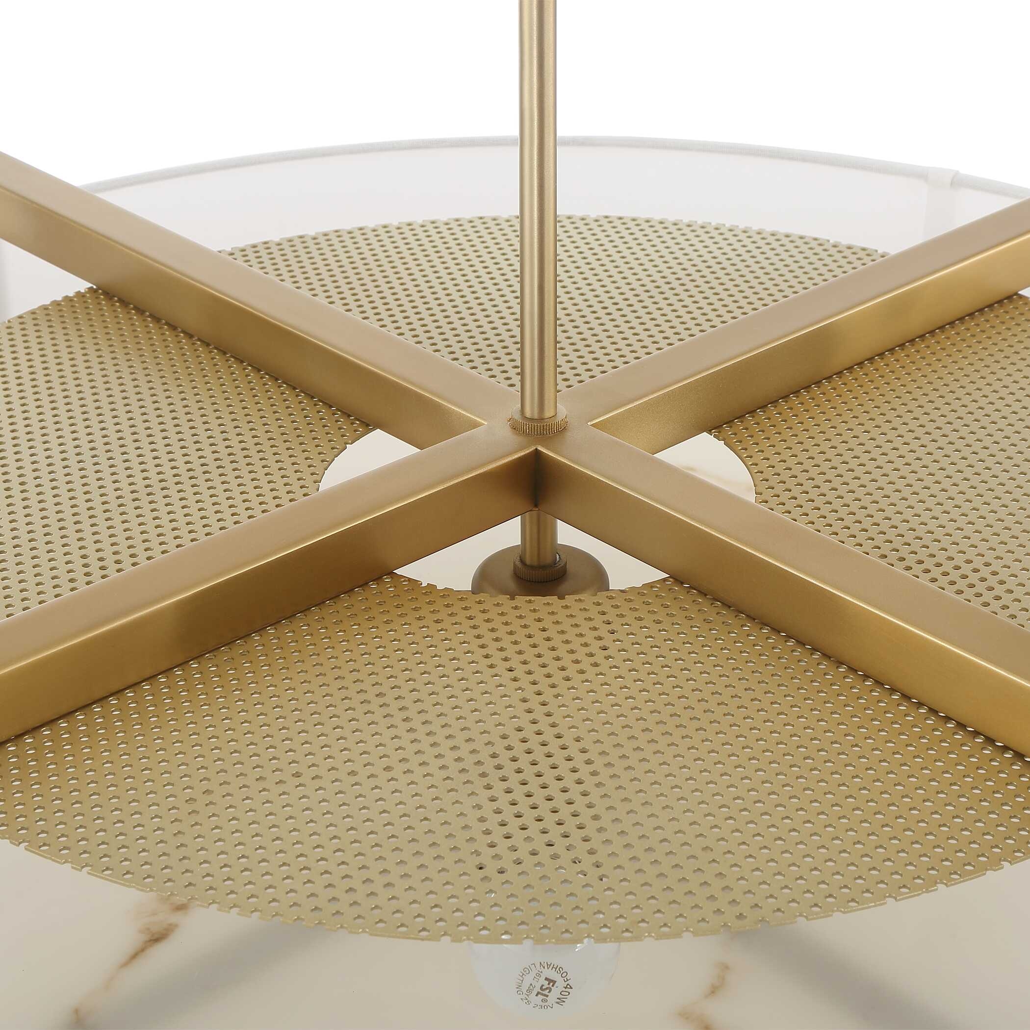 Uttermost Cresson Cresson 4 Light Drum Pendant