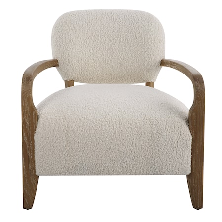 Telluride Natural Shearling Accent Chair