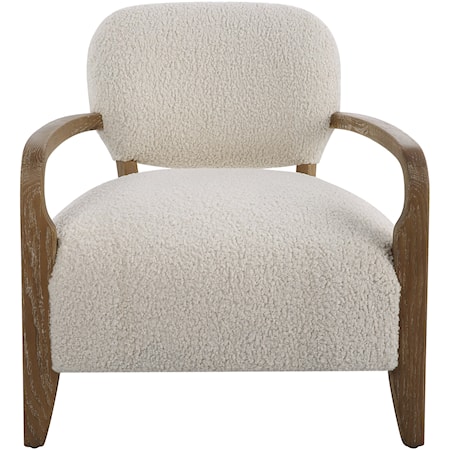 Telluride Natural Shearling Accent Chair