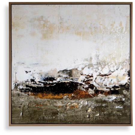 The Other Side Framed Abstract Art