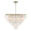 Uttermost Goccia Goccia 8 Light Tear Drop Glass Pendant