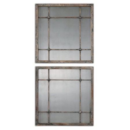 Saragano Square Mirrors Set of 2