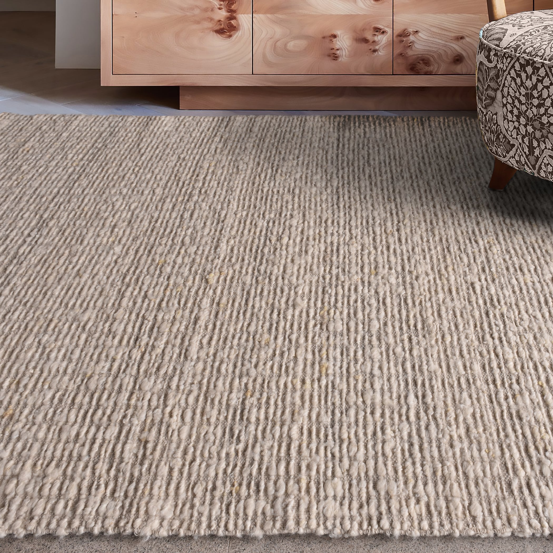 Lovelle Ivory Soft Wool 9 X 12 Rug