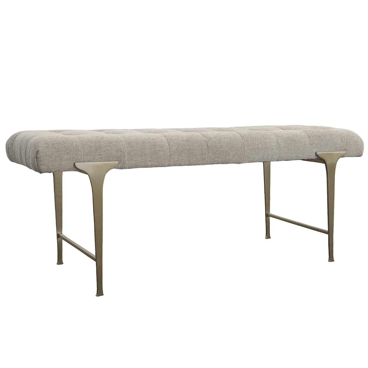 Uttermost Imperial Imperial Upholstered Gray Bench