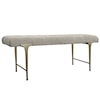 Uttermost Imperial Imperial Upholstered Gray Bench