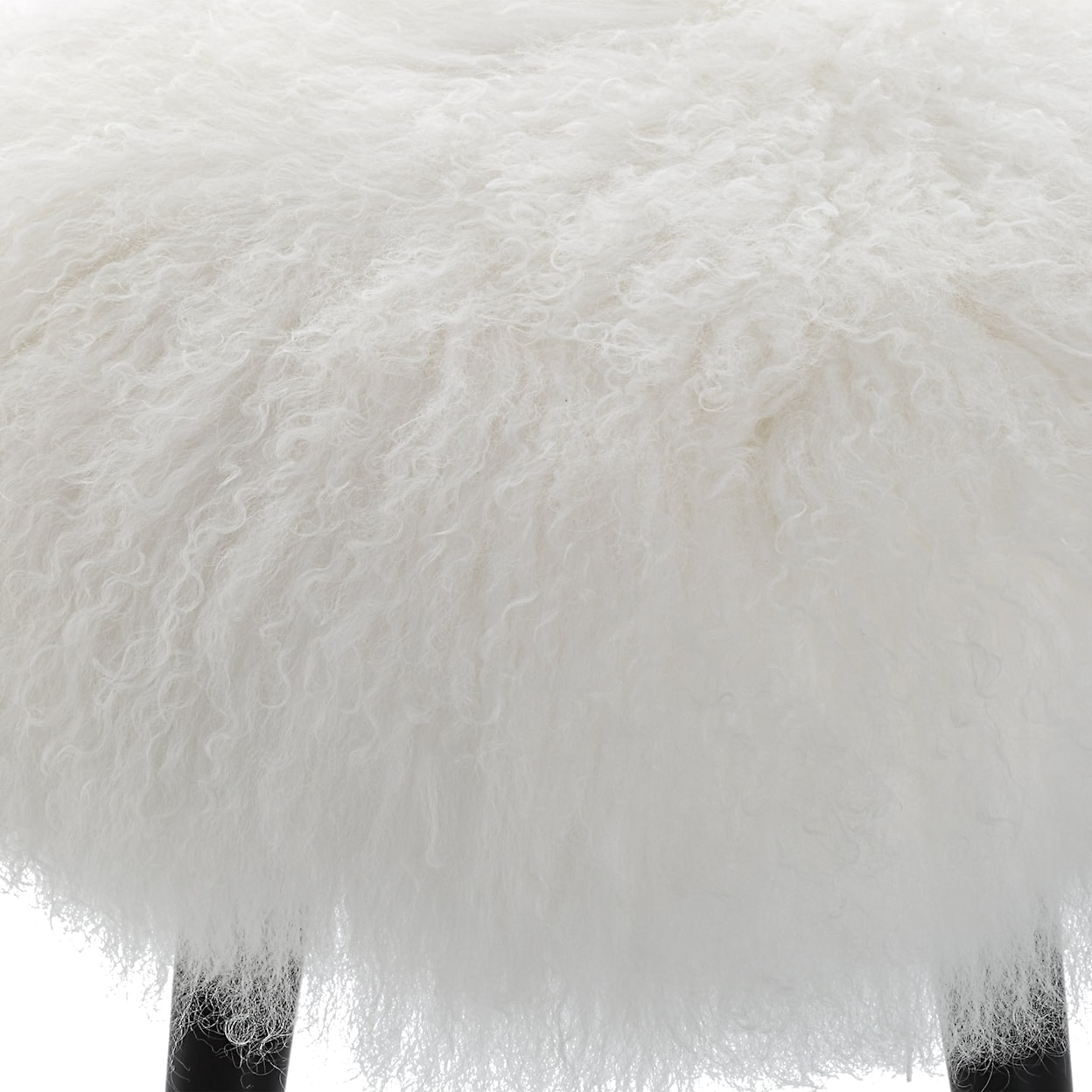 Uttermost Wooly Wooly Sheepskin Accent Stool