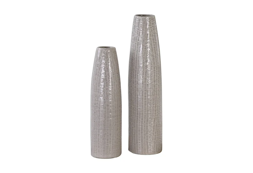 Accessories - Vases and Urns Sara Vases (Set of 2) by Uttermost at Weinberger's Furniture