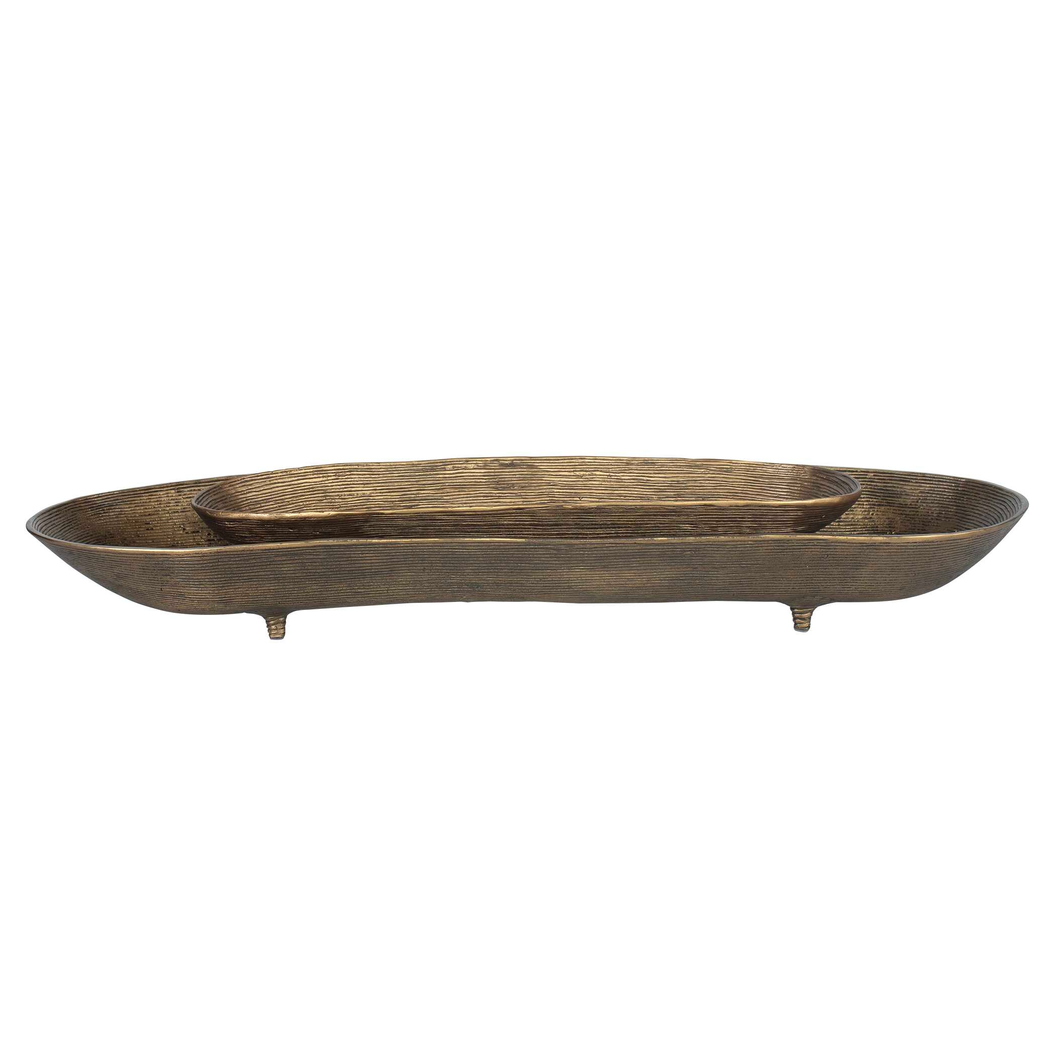 Stratum Oval Brass Bowls