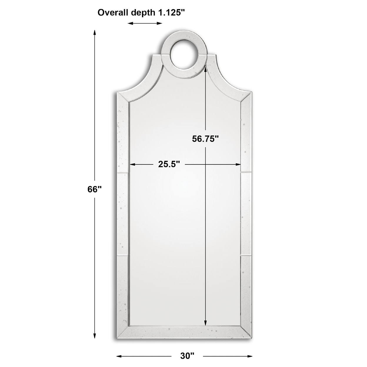 Uttermost Arched Mirrors Acacius Arched Mirror