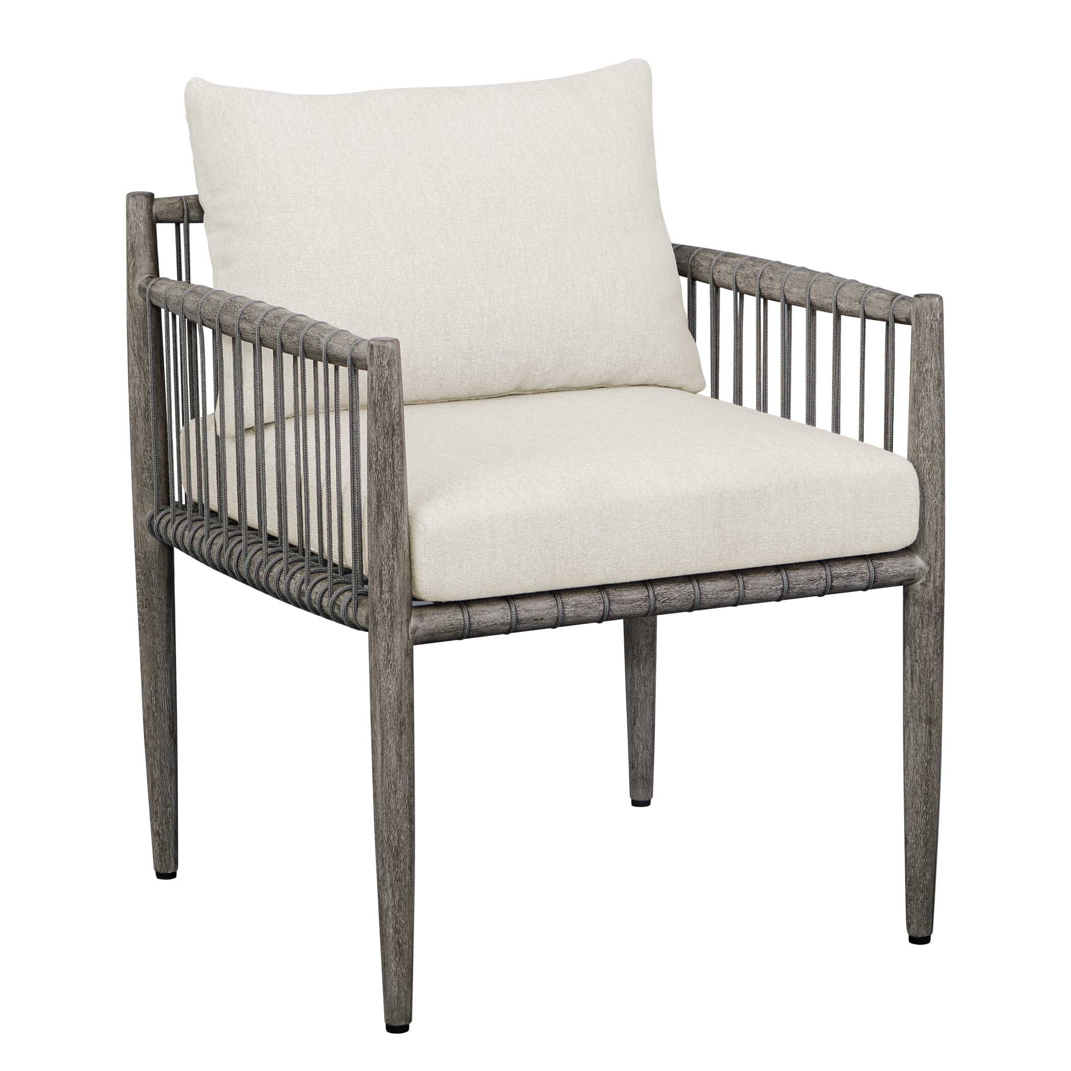 Uttermost Borneo Borneo White Outdoor Dining Chair