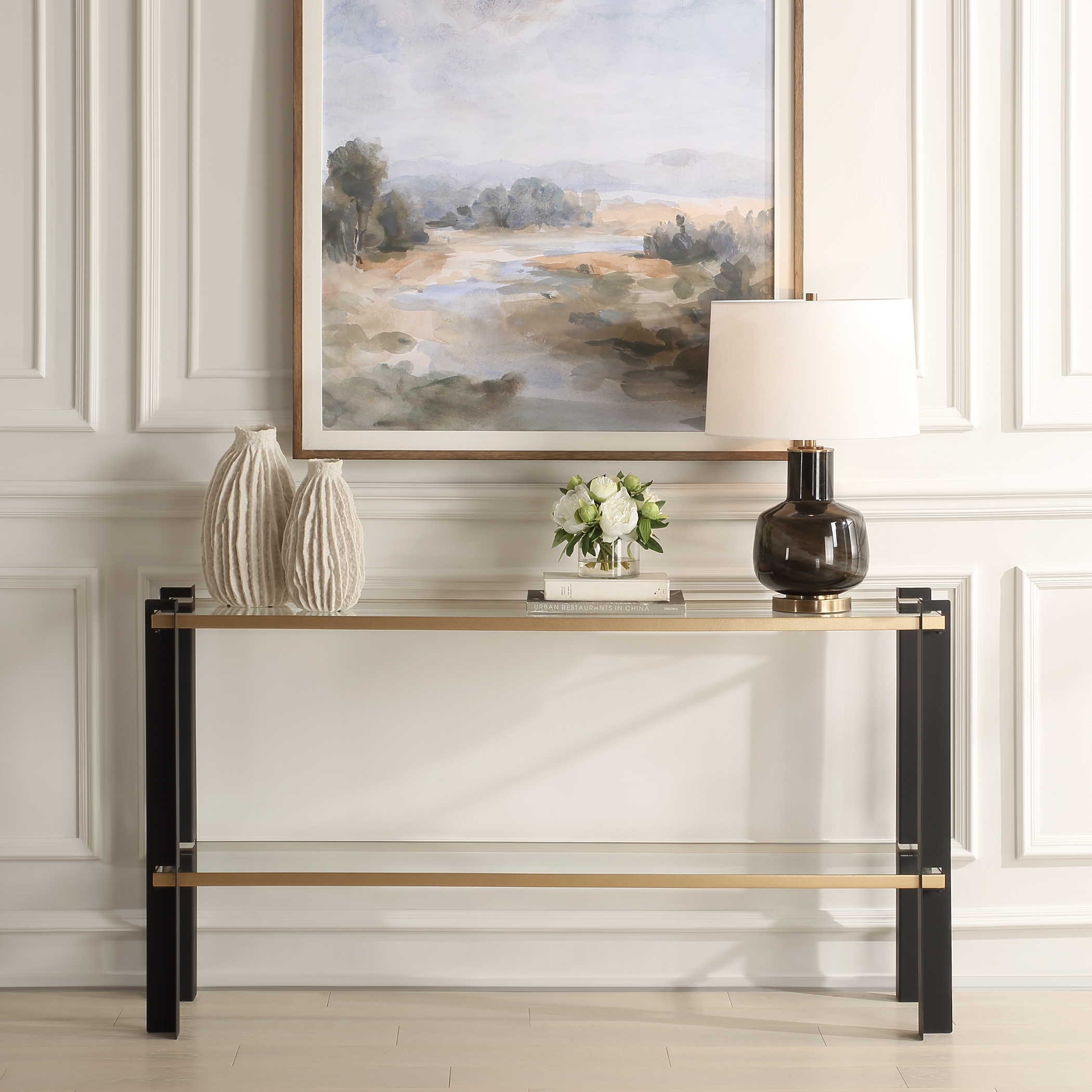 Uttermost Cunene Cunene Contemporary Console Table