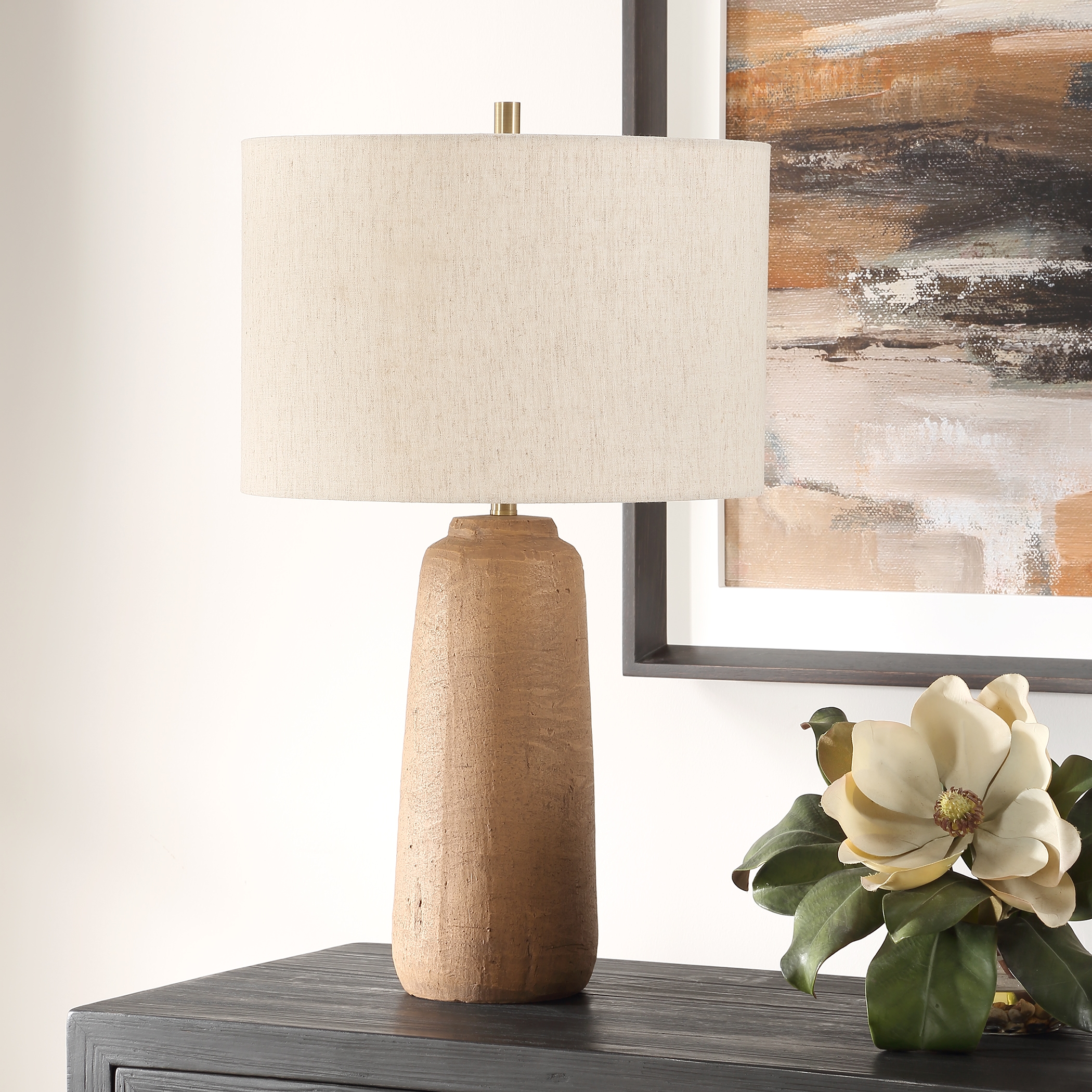 Ayda Terracotta Table Lamp