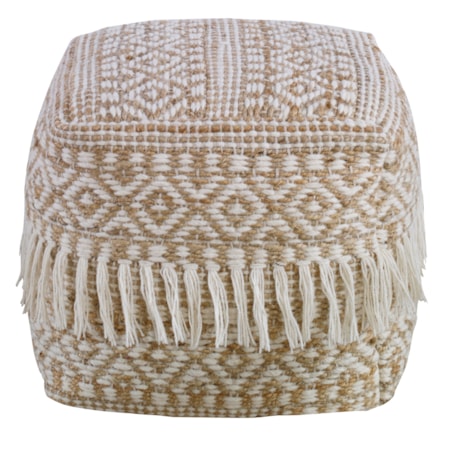 Boheme Wool &amp; Hemp Pouf