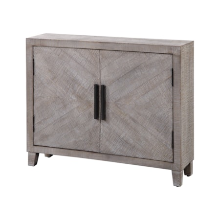 Adalind White Washed Accent Cabine