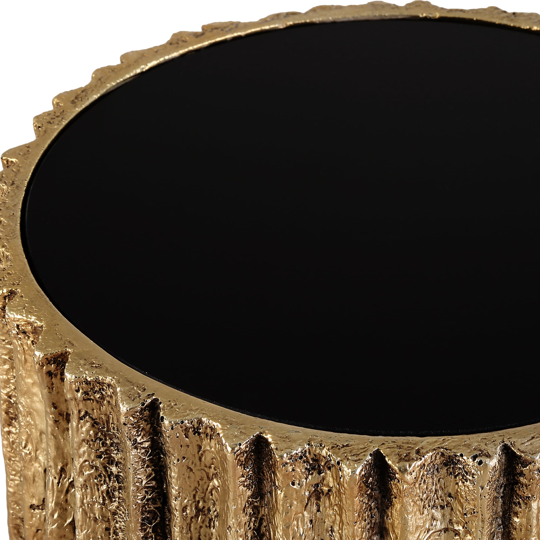 Uttermost Echo Echo Brass Drink Table