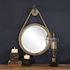 Uttermost Mirrors - Round Melton Round Pulley Mirror