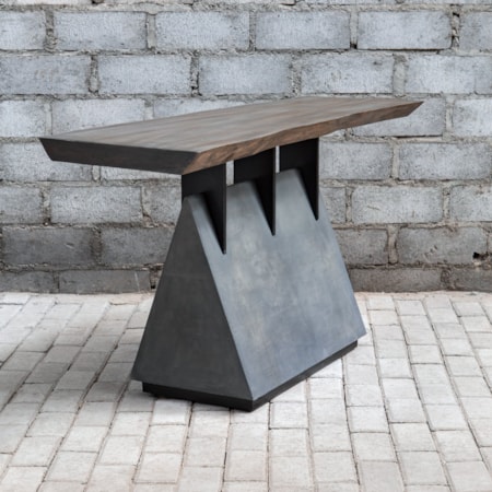 Vessel Industrial Console Table