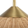 Uttermost Phuvinh Phuvinh 1 Light Rattan Shade Pendant