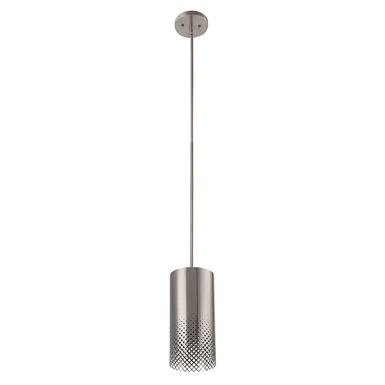 Uttermost Manheim Manheim 1 Light Nickel Cylinder Pendant