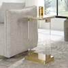 Uttermost Muse Muse Seeded Glass Accent Table